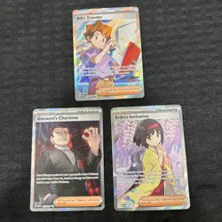 Pokemon 151 English Trainer Lot Of 3 Cards - Image 1