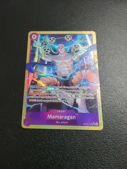 Bandai One Piece Card Game Mamaragan Event Card OP15-07B Holo - Image 1