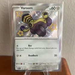 Pokemon Varoom Reverse Holo Basic 192/091 Scarlet & Violet TCG Card English - Image 3