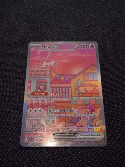 Pokemon TCG Mew 151 Promo Holo Card With Penny Sleeve And Toploader - Image 2