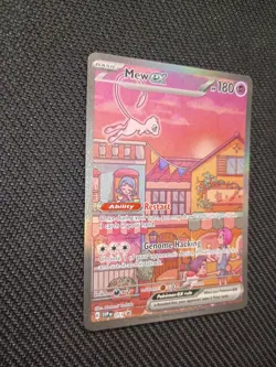 Pokemon TCG Mew 151 Promo Holo Card With Penny Sleeve And Toploader - Image 3