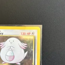 Pokemon Chansey (Holo Rare) 3/102 Base Set 1999 Basic 120 HP Wizards TCG Card - Image 3