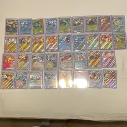 34 EX Pokemon Cards, In Sleeves With Loader Great Condition - Image 1