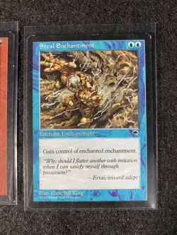 Magic: The Gathering Boil & Steal Enchantment Instant Cards Lot 1997 Vintage - Image 2