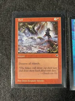Magic: The Gathering Boil & Steal Enchantment Instant Cards Lot 1997 Vintage - Image 3
