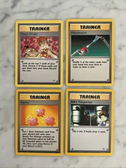 Pokemon Card Lot 1999 WOTC 30 Different Trainer Cards All NM Many Rare. - Image 2