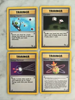 Pokemon Card Lot 1999 WOTC 30 Different Trainer Cards All NM Many Rare. - Image 4