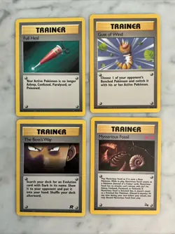 Pokemon Card Lot 1999 WOTC 30 Different Trainer Cards All NM Many Rare. - Image 5