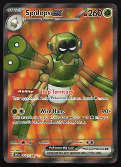 Spidops ex - 223/198 - Full Art Ultra Rare - Scarlet & Violet - Pokemon Card - Image 1