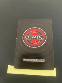 Chaotic Card Flux Bauble Dawn of Perim Gold Text 1st Edition Non Foil Rare - Image 2