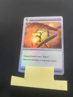 Chaotic Card Windstrider Dawn of Perim Regular Foil Super Rare - Image 1