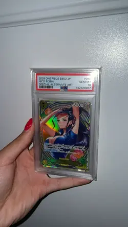 One Piece 2025 Nico Robin EB03-55 Alternate Art Gem PSA 10 Japanese Card - Image 2