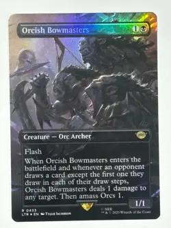 MTG: Orcish Bowmasters (#R0433) - Borderless / Foil - Image 1