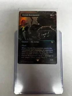 MTG: Orcish Bowmasters (#R0433) - Borderless / Foil - Image 3