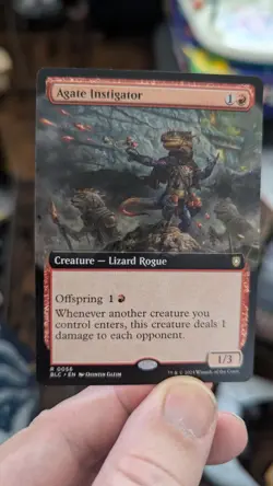 1x Agate Instigator Extended Art NM - Magic MTG BLC x1 - Image 1