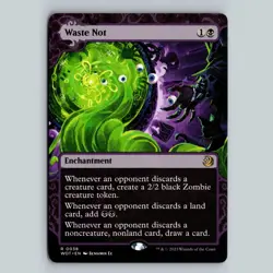 Waste Not - WOT #38 Rare - NM / Mint WOE Enchanted Tales Single - Image 2