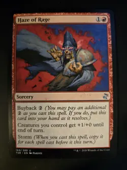 Haze of Rage NM Time Spiral: Remastered MTG FREE SHIPPING - Image 1