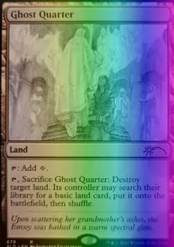 MTG Magic the Gathering Ghost Quarter (679/1431) Secret Lair Drop Series NM FOIL - Image 1