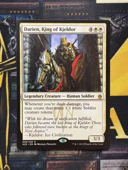 Darien, King of Kjeldor MTG Masters 25 009/249 Rare Pack Fresh NM free shipping - Image 1