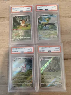 PSA 10 Pokemon Gem2 Eeveelutions Chinese AR Exclusive SEQUENTIAL - Image 1