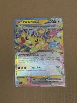 Pokemon TCG Pikachu ex 057/217 - Double Rare Ascended Heroes Holo Nm - Image 1