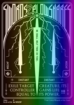 MTG Swords to Plowshares (364/1431) Secret Lair Drop Series NM FOIL - Image 1