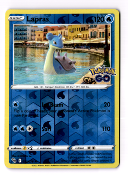 Lapras 023/078 Pokemon GO Reverse Holo - Image 1