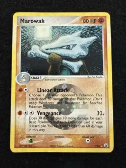Pokemon Marowak Reverse Holo 7/112 from Fire Red Leaf Green in MP condition! - Image 1