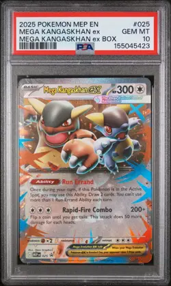 Pokemon Black Star Promo - Mega Kangaskhan ex 025 - PSA 10 - Image 1