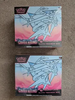 x2 Pokemon TCG Pokemon Center Chaos Rising Elite Trainer Box ETB New Sealed #2 - Image 1