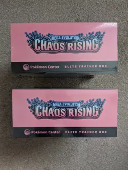 x2 Pokemon TCG Pokemon Center Chaos Rising Elite Trainer Box ETB New Sealed #2 - Image 5