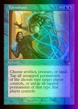 MTG Magic the Gathering Turnabout (452/497) Ravnica Remastered LP FOIL - Image 1