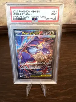 Mega Latias ex 181/132 Special Illustration Rare Pokemon Mega Evolution NM - Image 2