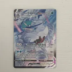 Ice Rider Calyrex VMAX TG15/TG30 Ultra Rare Holo English 320HP - Image 1