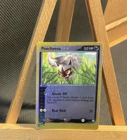Pokemon Poochyena 64/109 EX Ruby & Sapphire Reverse Holo - LP - Image 1