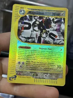 #3 Magneton 22/147 Aquapolis 2002 Reverse Holo Rare Vintage E-Series Pokemon - Image 3