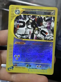 #3 Magneton 22/147 Aquapolis 2002 Reverse Holo Rare Vintage E-Series Pokemon - Image 4