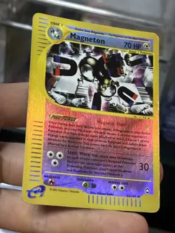 #3 Magneton 22/147 Aquapolis 2002 Reverse Holo Rare Vintage E-Series Pokemon - Image 5