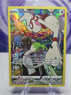 Pokemon TCG Smeargle Ultra Rare Full Art Holo TG10/TG30 Silver Tempest NM - Image 1