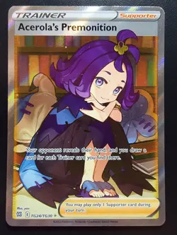 Acerola's Premonition TG24/TG30 Swsh09: Brilliant Stars Holo pokemon - Image 1