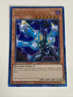 Yugioh - Barrel Dragon x 3 - 1st Edition Ultra Rare NM - Free Holo Card - A - Image 3