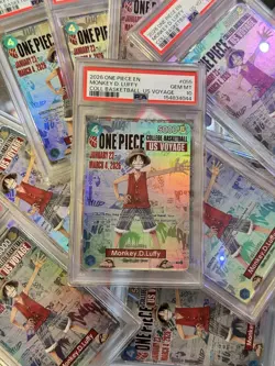 2026 One Piece EN College Basketball US Voyage #055 Monkey D Luffy PSA 10 - Image 1