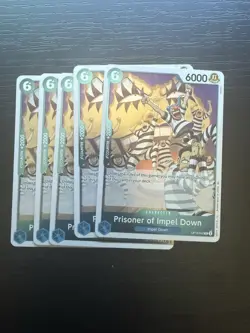 5x Prisoner of Impel Down OP16-042 R The Time of Battle Foil English One Piece - Image 1
