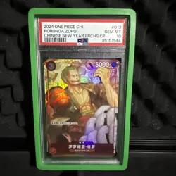 One Piece 2024 Chinese New Year Roronoa Zoro Red Packet #ST01-013 PSA 10 - Image 1