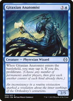 MTG Magic the Gathering Gitaxian Anatomist (52/530) Phyrexia All Will Be One LP - Image 1