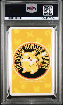PSA 10 GEM MINT Pokemon Yellow Playing Card - Arcanine King of Clubs (POP 3) - Image 3