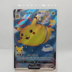 2021 Pokemon Celebrations Full Art #007 Flying Pikachu Vmax - Image 1