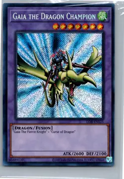 Gaia the Dragon Champion SR (25th Anniversary Edition) LOB-EN125 NM - Image 1