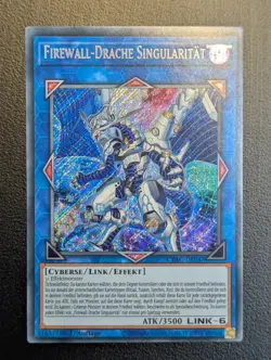 Firewall-Drache Singularitat CYAC-DE047 Secret Rare Deutsch NM YUGIOH - Image 1