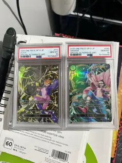 2025 One Piece Card Game OP-13 JP PSA 10 SP Holo Lot 2 Lilith #111 Smoker #030 - Image 2